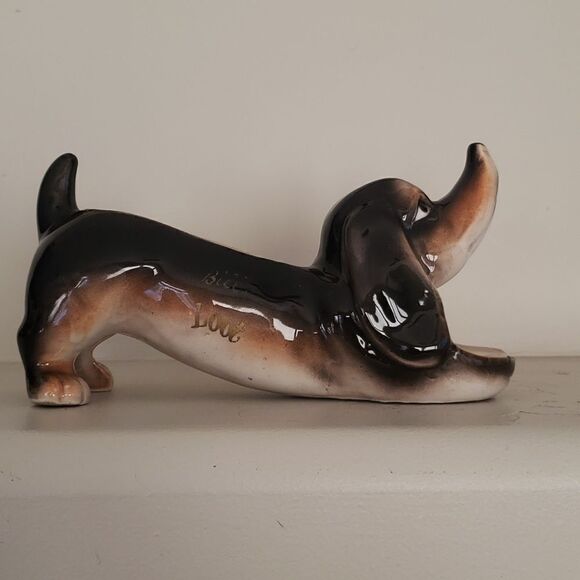 Vintage Dachshund Coin or Jewelry Valet Vintage - Picture 4 of 9